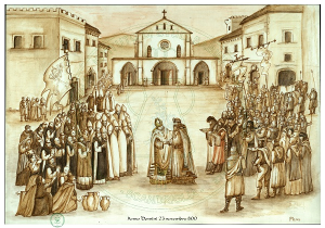 Carlo Magno e Leone III a Mentana (RM) 