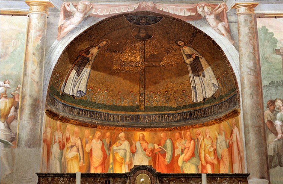 Santo Stefano Rotondo (RM) - mosaico di Primo e Feliciano