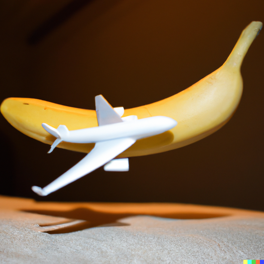 aereo con banana