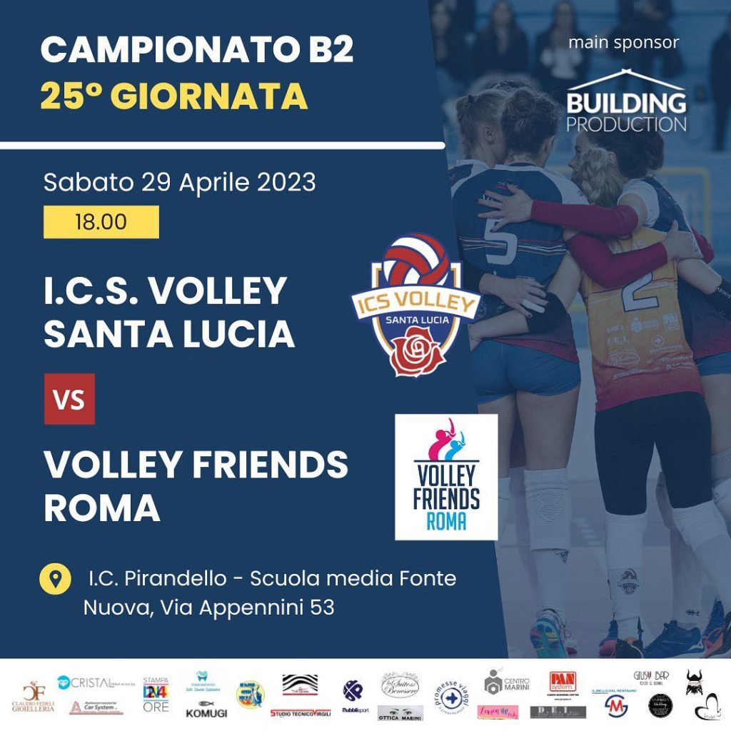 ics volley santa lucia vs volley friends roma