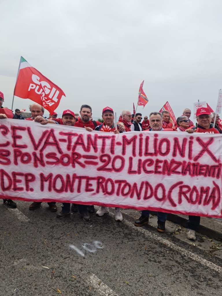 ceva logistics licenzia lavoratori monterotondo