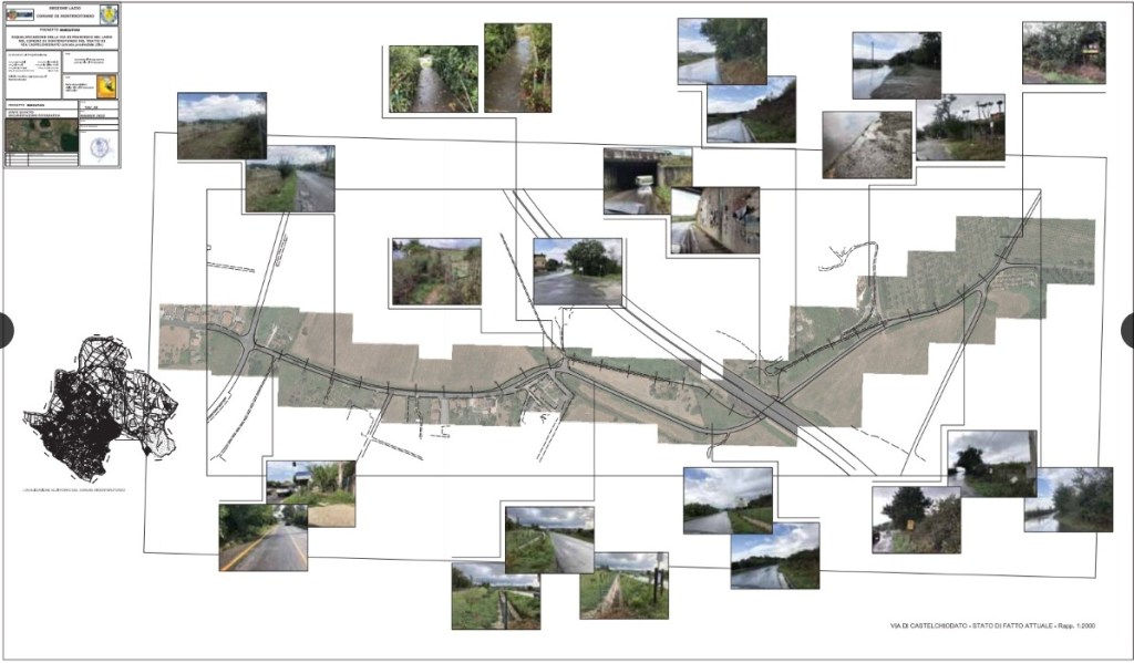 Via di Francesco nel comune di Monterotondo