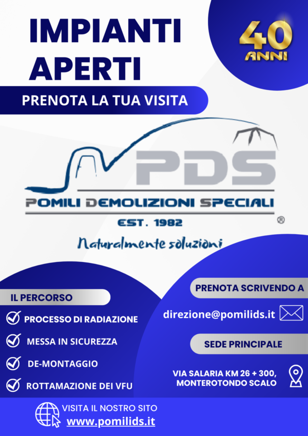 Impianti Aperti - iniziativa di Pomili Demolizioni Speciali