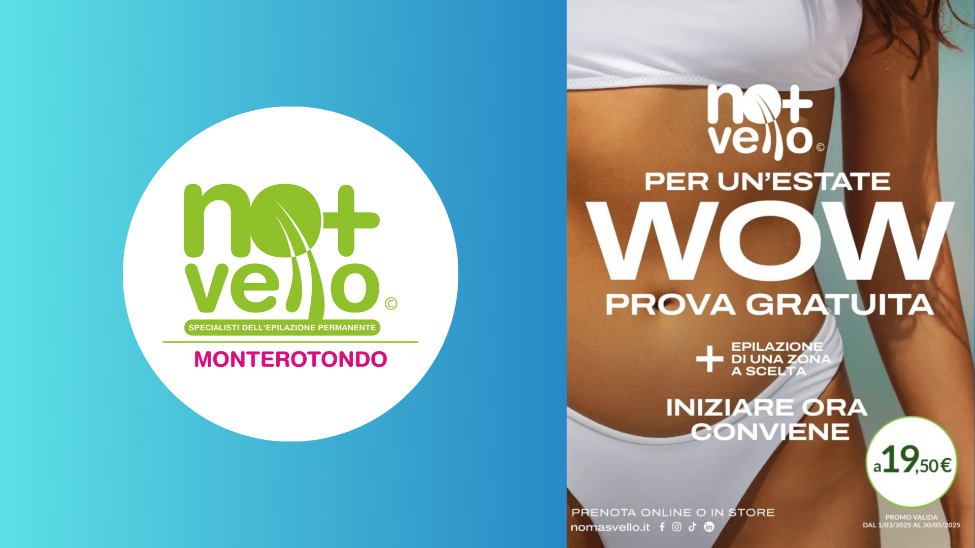 epilazione estate nomasvello