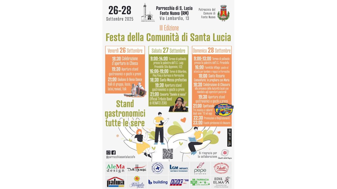 Festa comunità parrocchiale Santa Lucia in festa