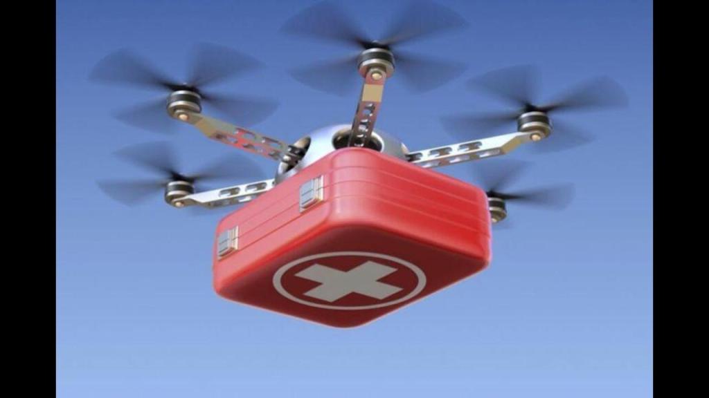 Lazio: primo volo di droni per campioni biologici