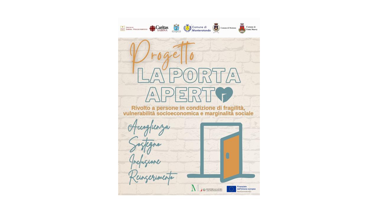 Monterotondo, parte il progetto “La porta aperta”