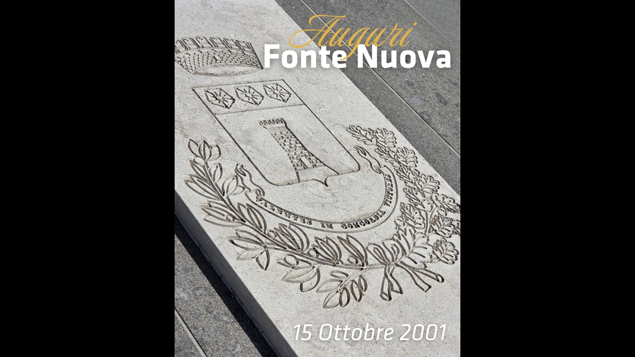 Fonte Nuova: 24 anni dalla fondazione del Comune