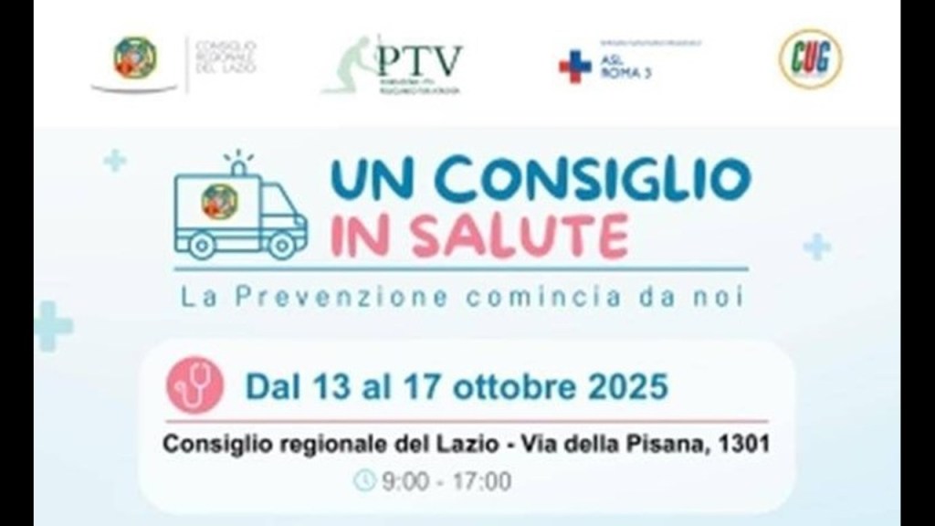 Lazio: torna “Un Consiglio in Salute” con visite e prevenzione gratuite
