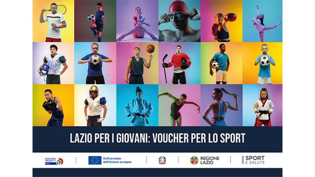 Lazio, 27mila nuovi voucher sport da 500 euro per i ragazzi