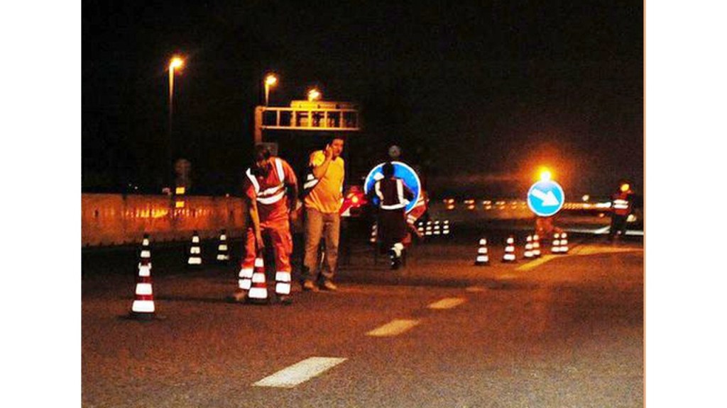 Fiano Romano: chiusure notturne sulla D18 diramazione Roma Nord