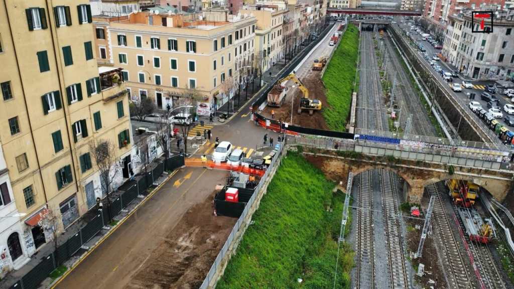 Lavori stazione Pigneto