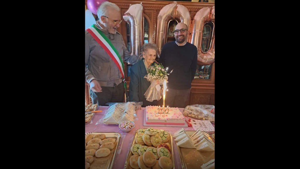 Capena festeggia i 100 anni di Franca Luigia