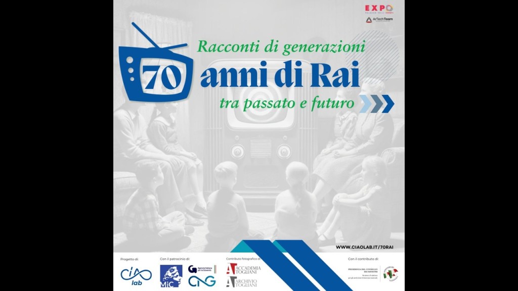 70 anni di RAI: a Roma incontri tra storia e futuro