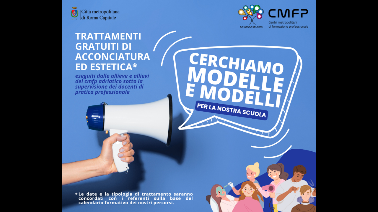 Roma: il Centro Adriatico cerca modelli e modelle per i laboratori