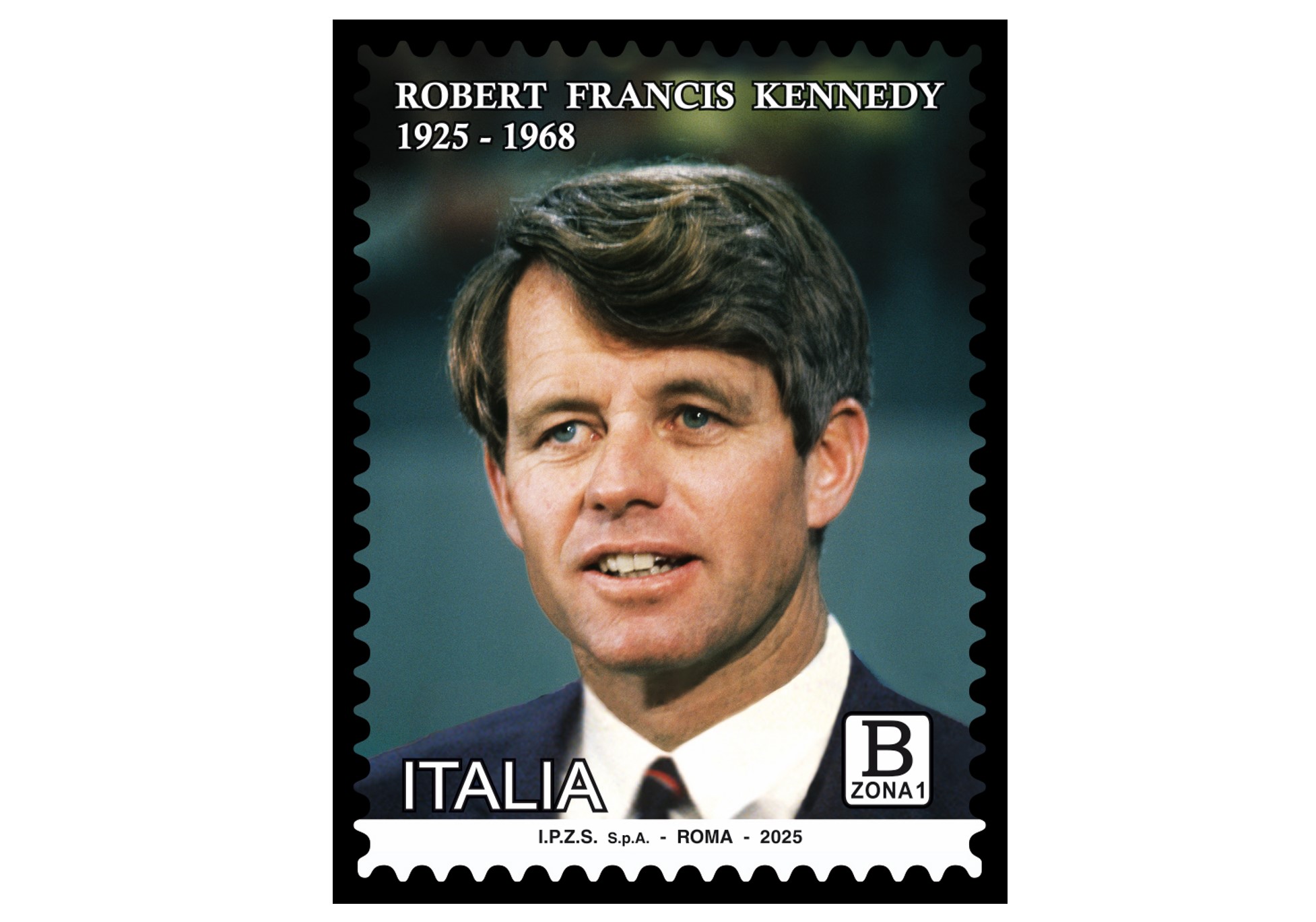 Francobollo dedicato a Robert Kennedy: l’omaggio di Poste Italiane
