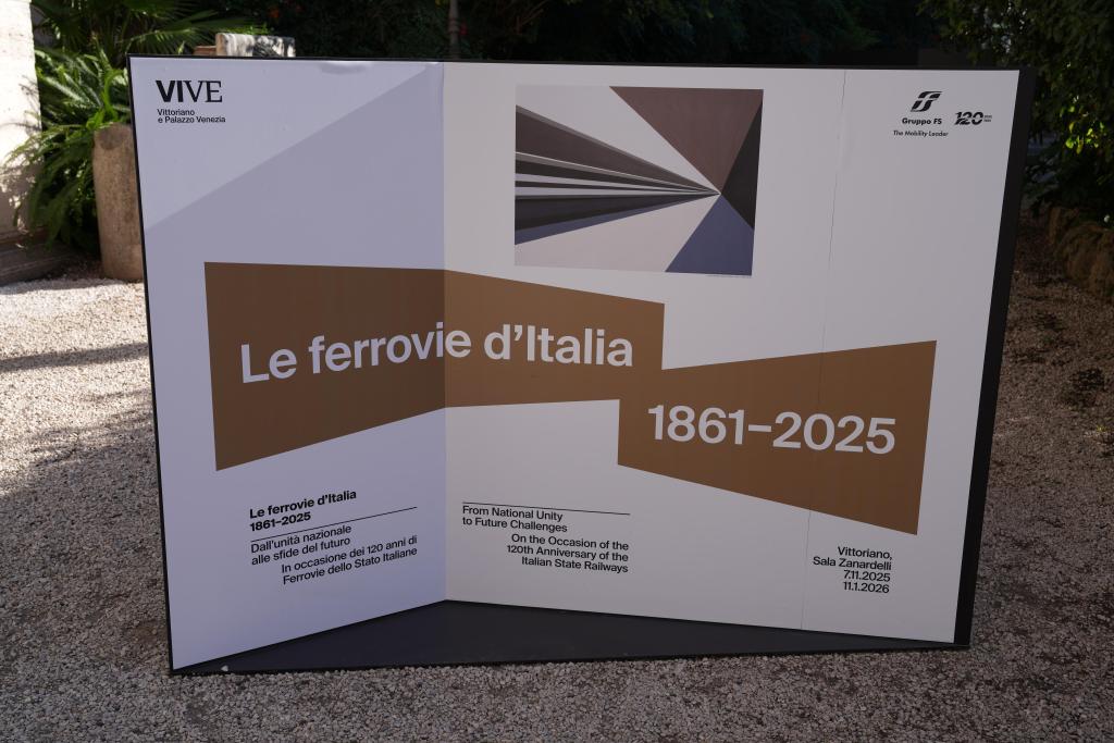 Mostra “Le ferrovie d’Italia (1861-2025)” presentata al Vittoriano
