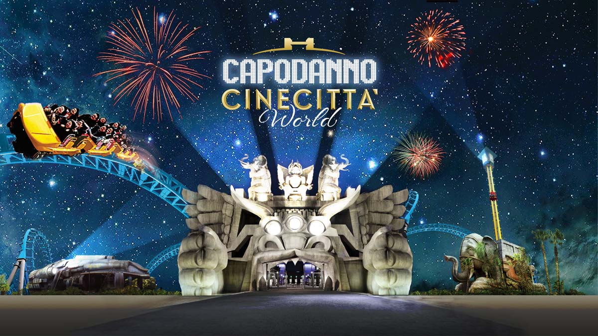 Capodanno no stop a Cinecittà World a Roma