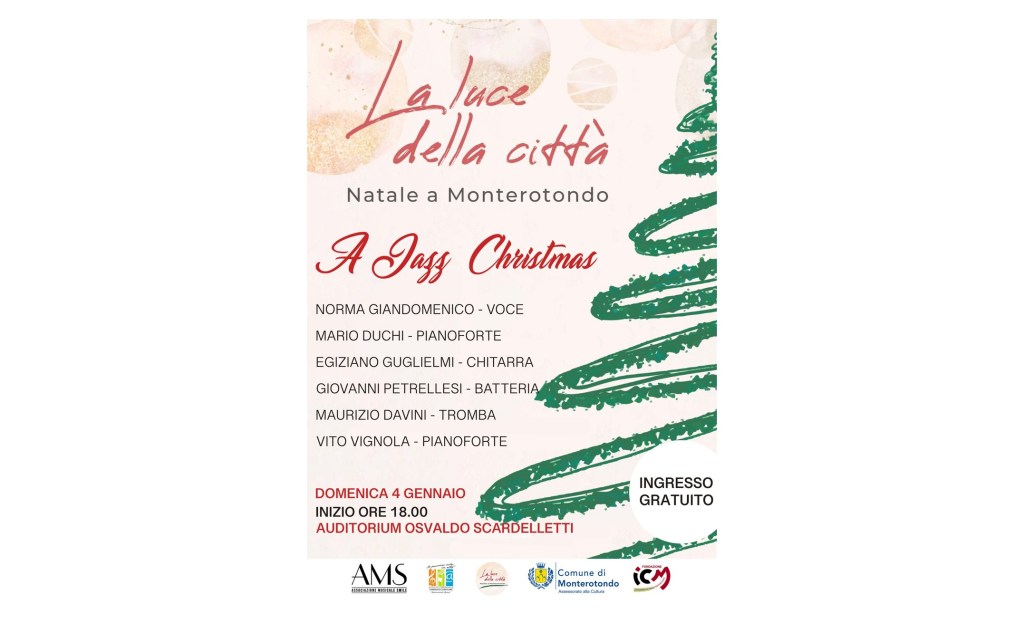 A Jazz Christmas: concerto natalizio a Monterotondo