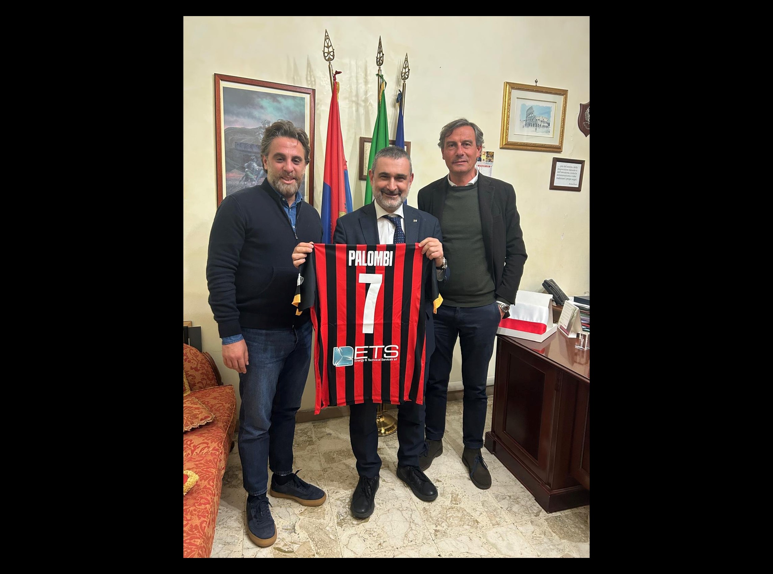 Incontro tra Palombi e i vertici della Lucchese Calcio