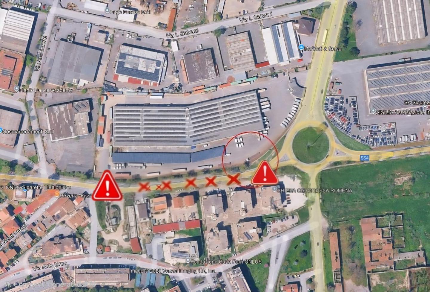 Monterotondo: chiusa la Salaria per l'ordigno bellico