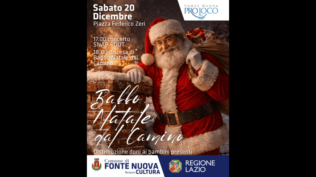 Dalla pagina Facebook del Comune di Fonte Nuova