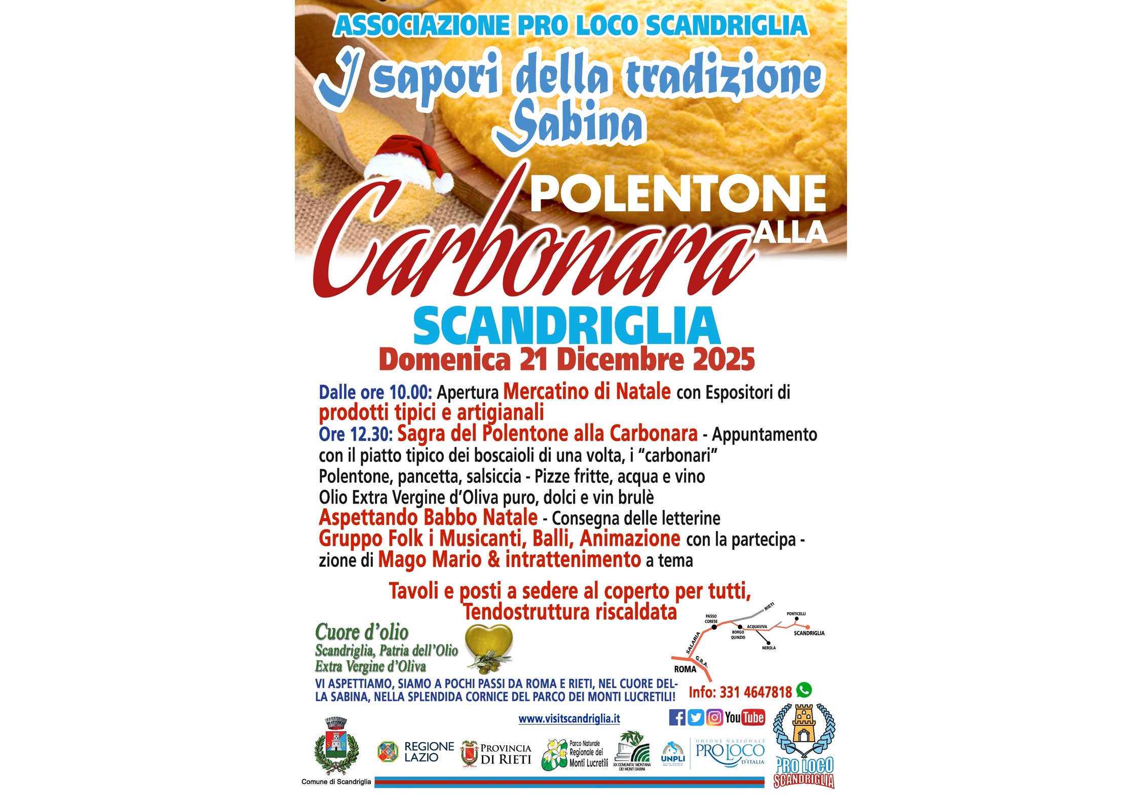 Sagra del Polentone alla Carbonara a Scandriglia, tra gusto e tradizione