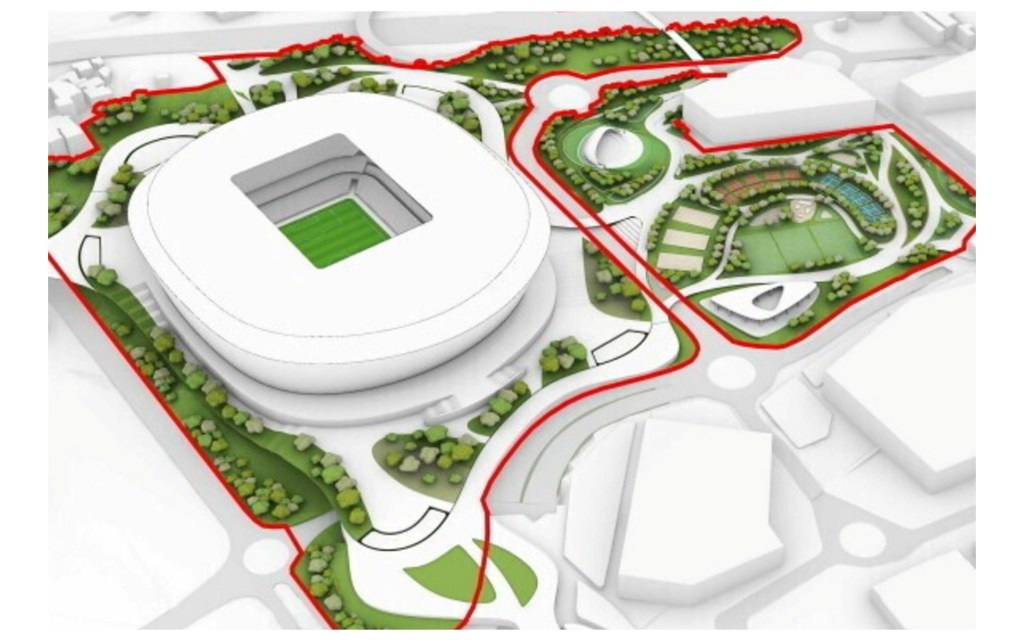 Stadio Roma a Pietralata: consegnato il PFTE al Comune