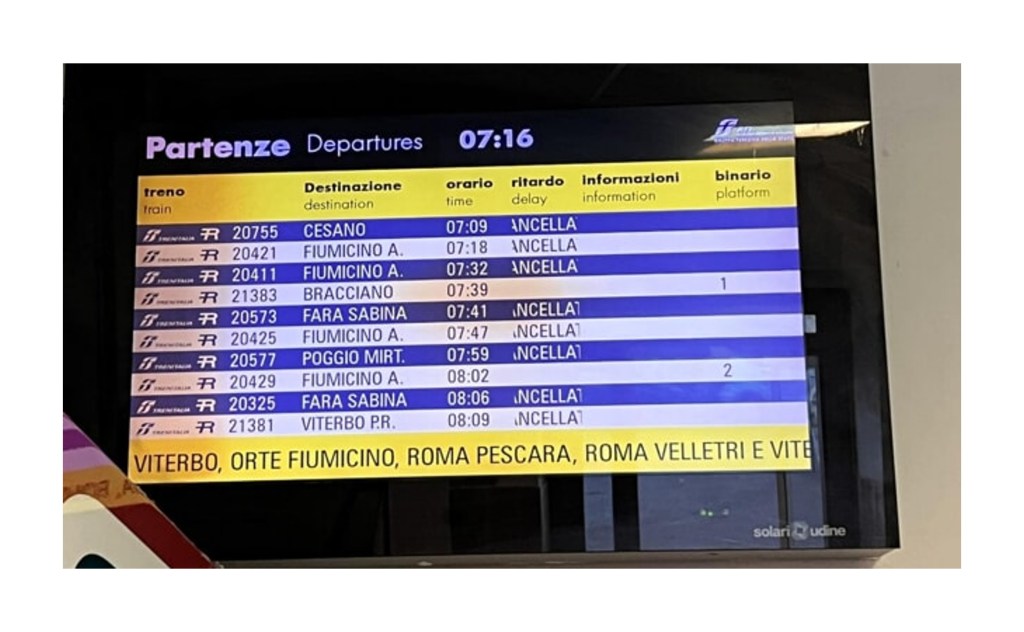 Treni: sospesa la circolazione per ordigno bellico a Monterotondo