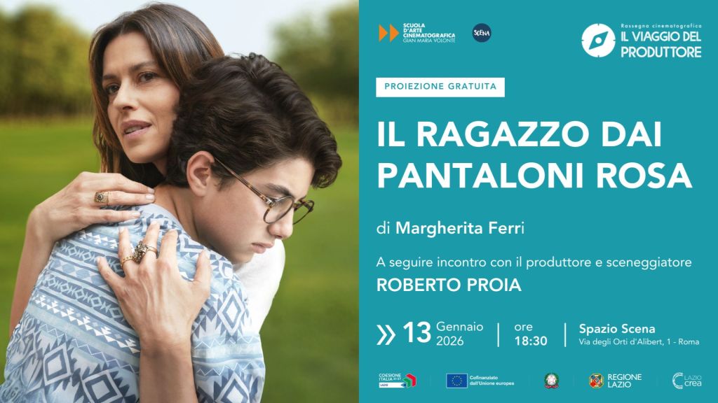 Cinema a Roma: al via “Il viaggio del produttore” il 13 gennaio