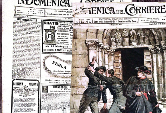 domenica del corriere a mentana