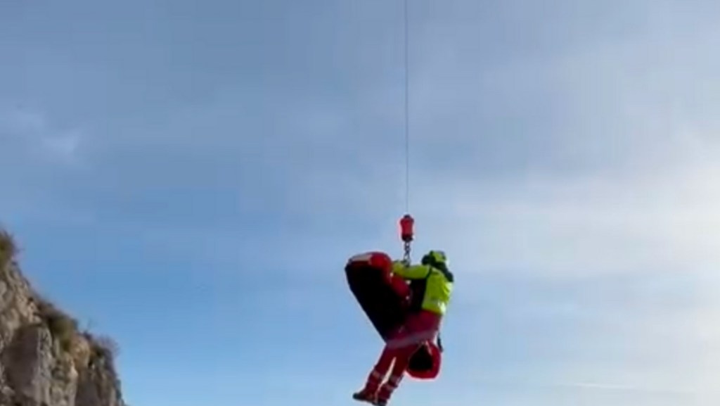 Tivoli, arrampicatore ferito a Scoglio Porcelli: soccorso in elicottero