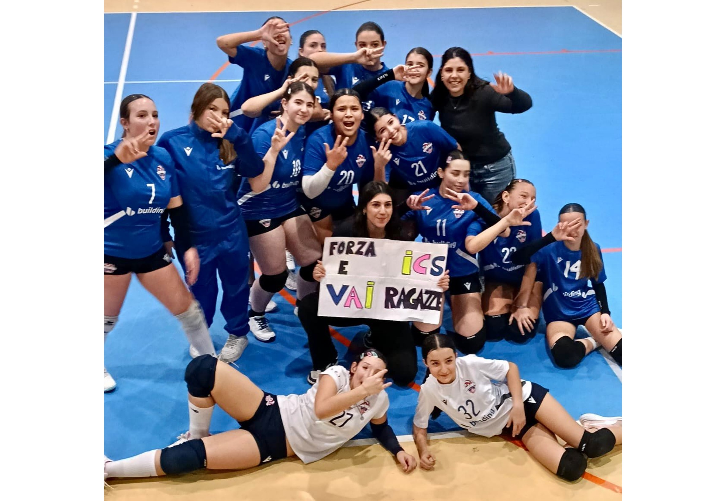 Under 14 femminile ICS Volley Santa Lucia: vittoria 3–0 all’esordio in casa