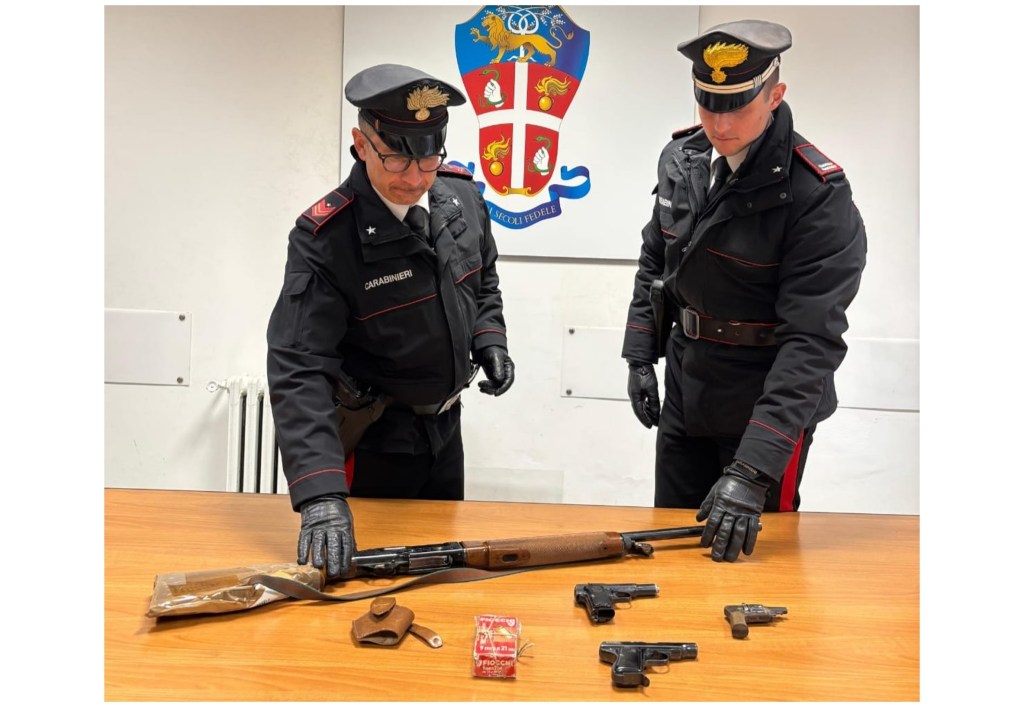 Monterotondo, controlli armi: 141 persone verificate