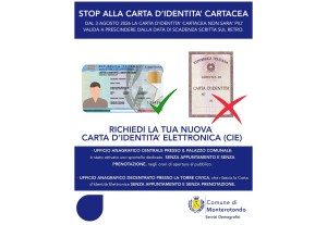 Monterotondo, stop carta d’identità cartacea dal 3 agosto 2026