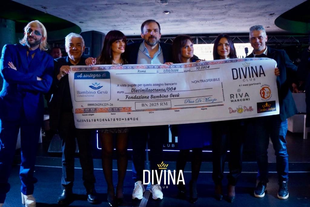 Fondazione Bambino Gesù premia Divina Club e Tonetto