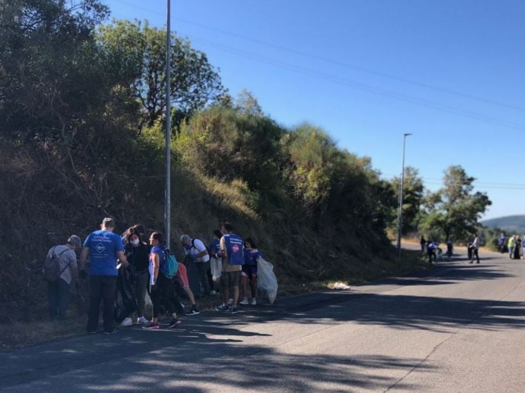 Fara in Sabina, volontari in azione sulla Via Farense