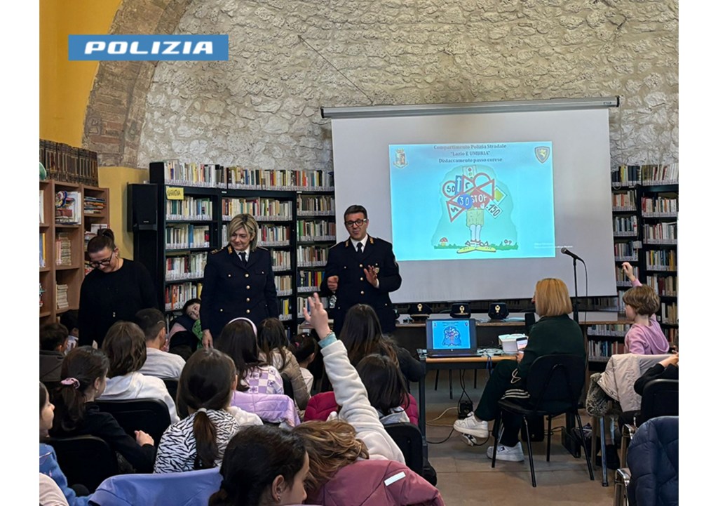 Poggio Mirteto, legalità nelle scuole con la Polizia