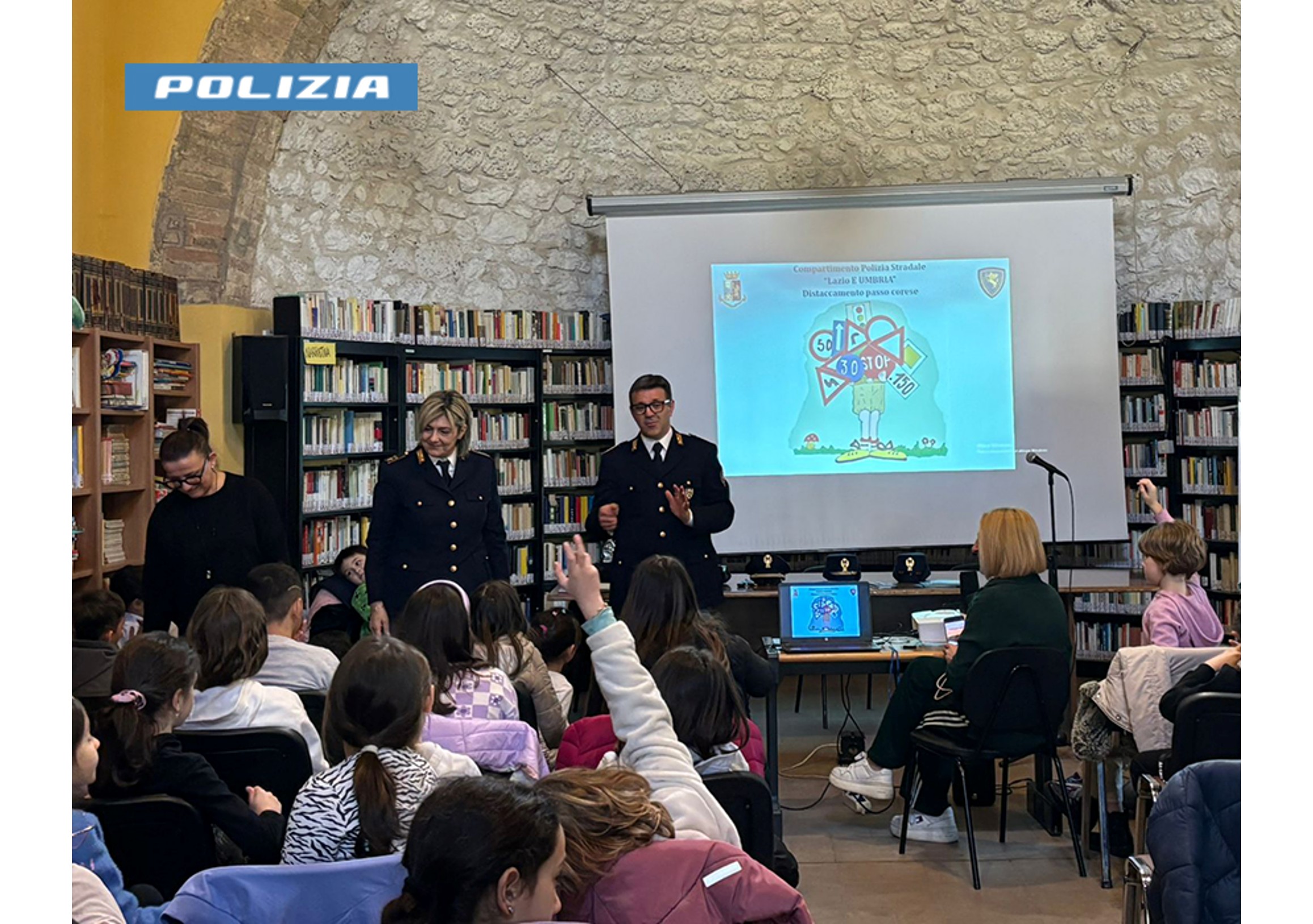 Poggio Mirteto, legalità nelle scuole con la Polizia