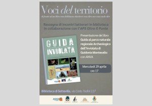 Guidonia, presentazione guida Parco dell’Inviolata