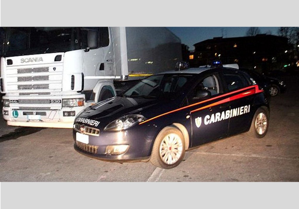 Tivoli, autocarro rubato ritrovato dai Carabinieri