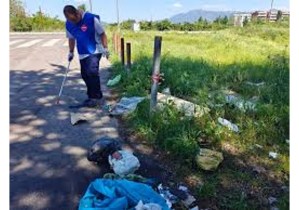 Tivoli Terme, rimossi 162 kg di rifiuti