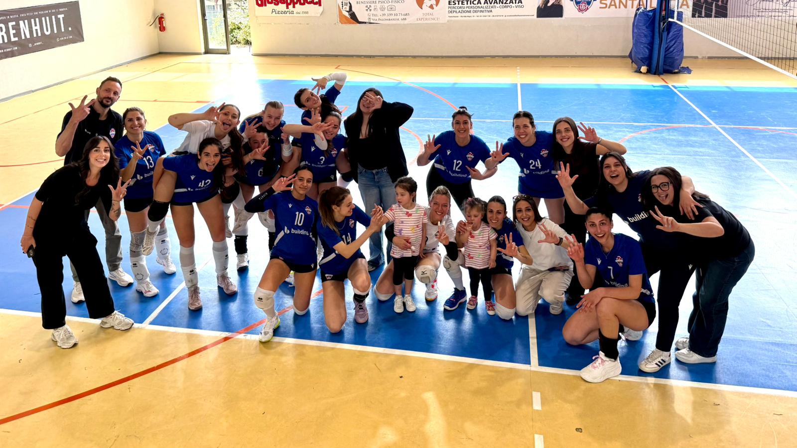 Seconda divisione: ICS Volley Santa Lucia vince 3-1 e rafforza il primato