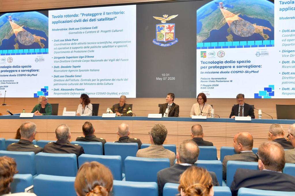 Guidonia protagonista al convegno su Cosmo-SkyMed