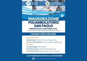 Poggio Nativo: inaugurazione del Poliambulatorio San Paolo
