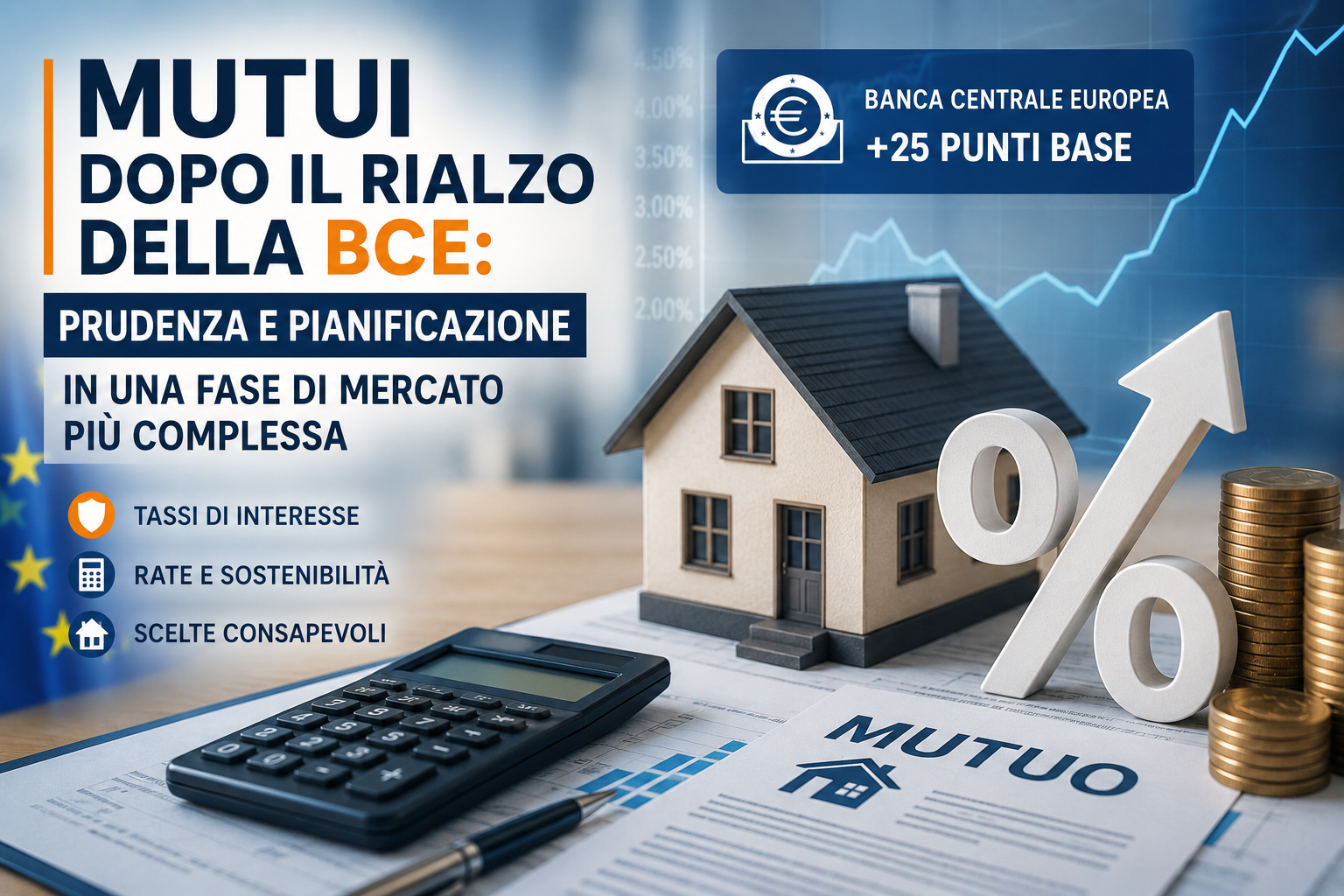 Rialzo BCE e mutui: cosa cambia per famiglie e imprese