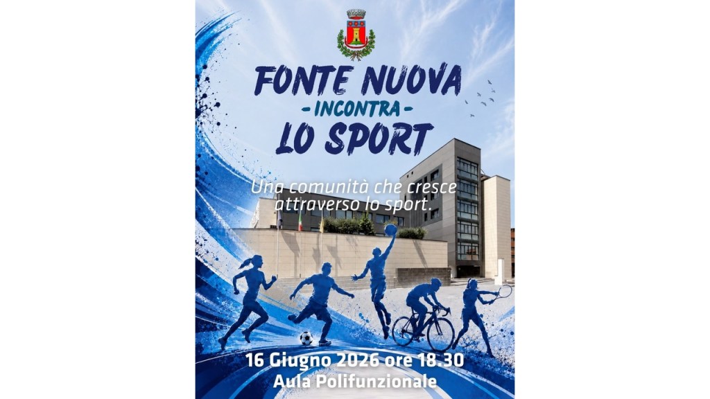 Fonte Nuova incontra lo sport: appuntamento con le eccellenze sportive del territorio
