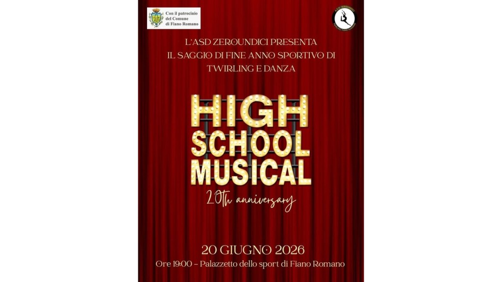 Fiano Romano – Saggio di fine anno sportivo con High School Musical: tutte le info