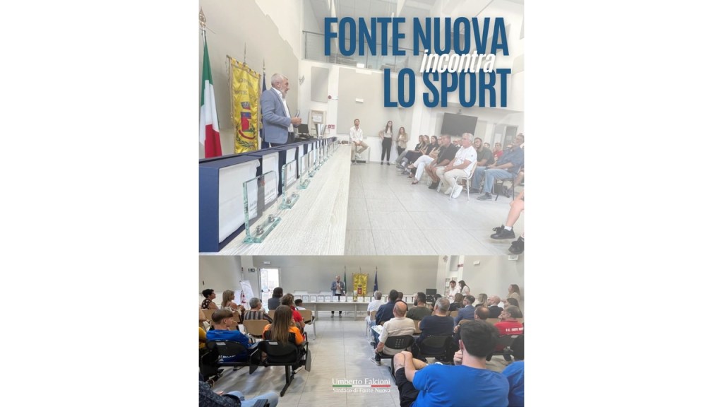 Fonte Nuova – Lo sport al centro: successo per il convegno con associazioni e società sportive