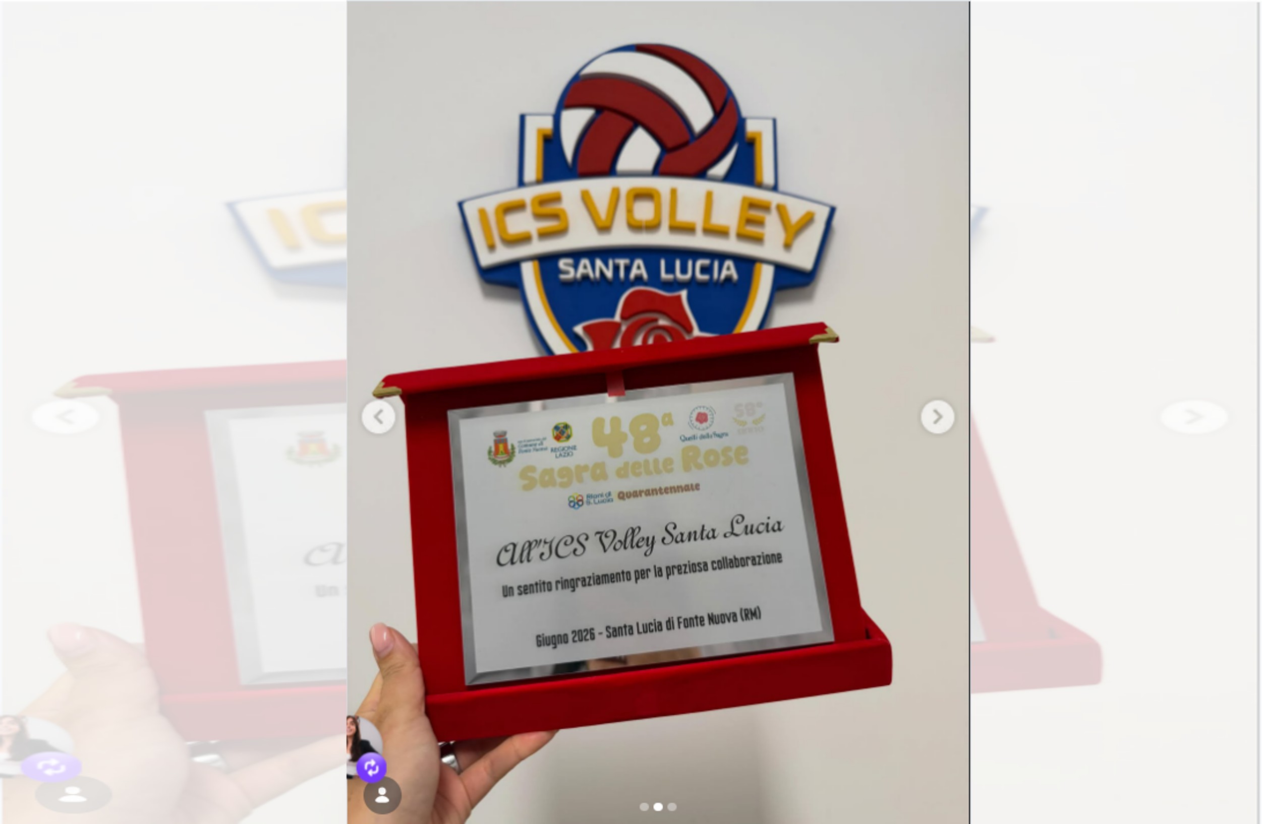 ICS Volley premiata alla Sagra delle Rose: "Orgoglio del territorio"